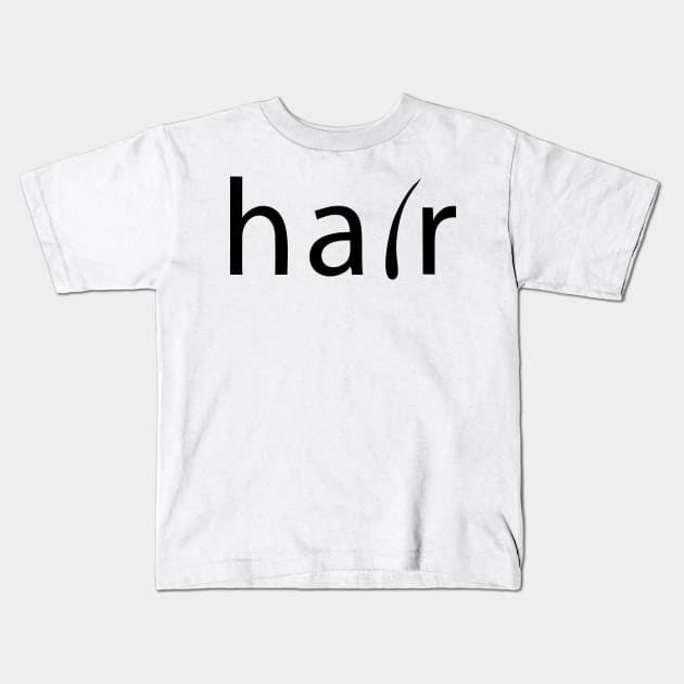 hair design Kids T-Shirt by karo